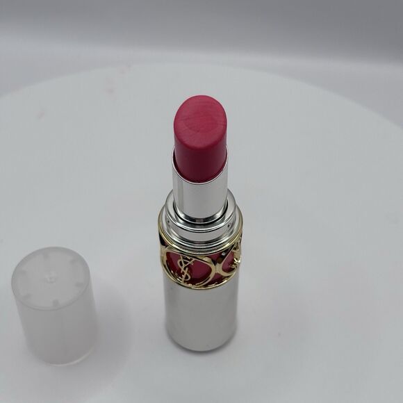 Yves Saint Laurent~Volupte Tint-In-Balm #11  FULL SIZE Clear Cap Rare New Fucsia - Picture 7 of 8
